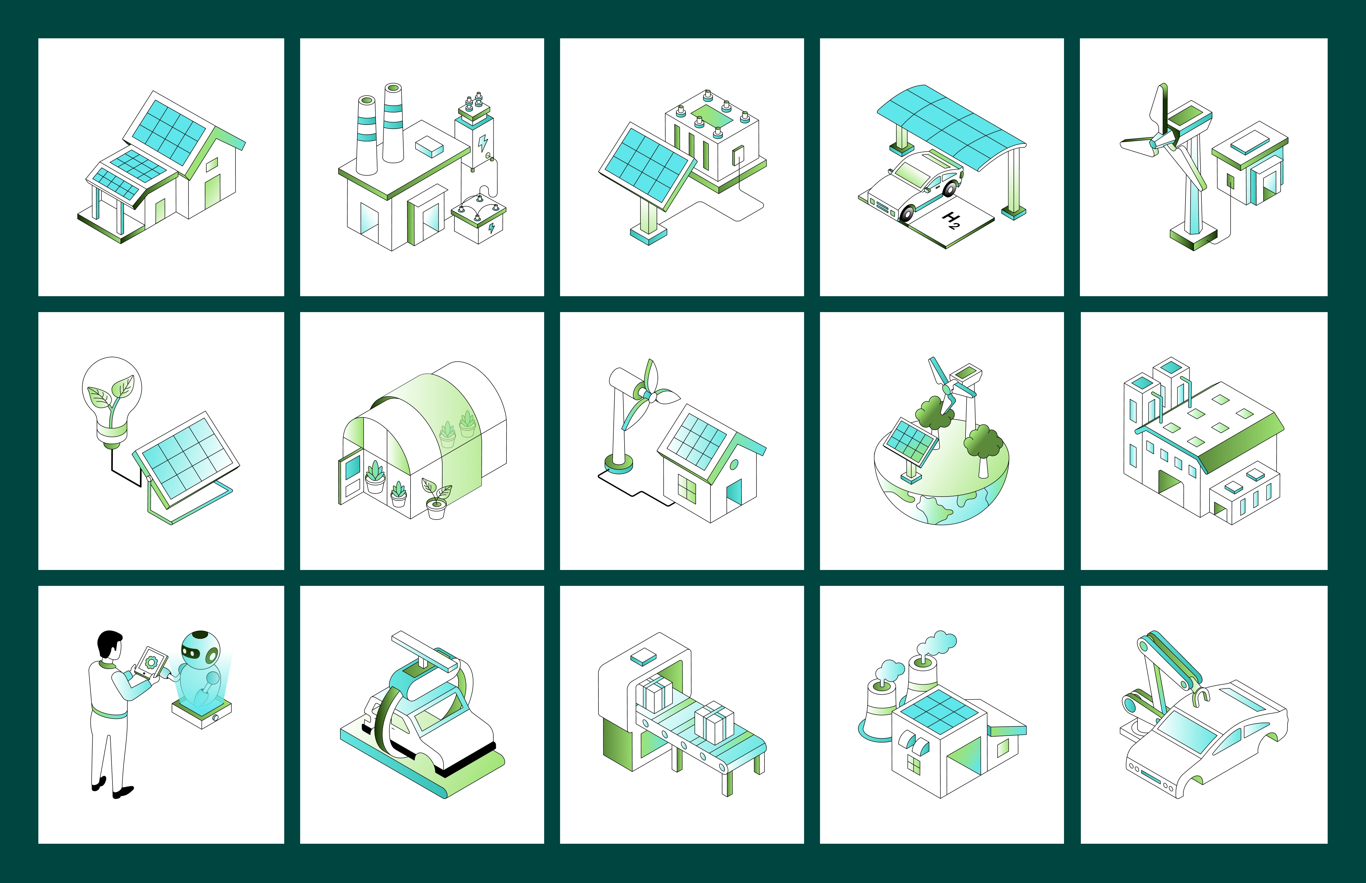 Future Tech & Innovation Isometric Illustrations